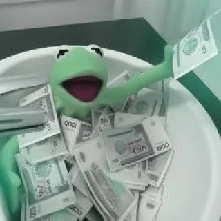 🐸 emoji [🐸] ;; kermit ;; @lumicore_present Telegram sticker 22 of 35