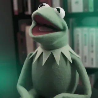🐸 emoji [🐸] ;; kermit ;; @lumicore_present Telegram sticker 9 of 35