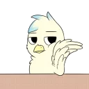 😐 emoji Schimy (chicken) Telegram sticker 15 of 73