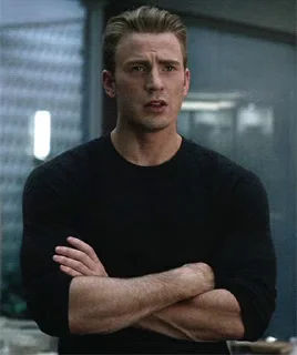 😐 emoji Captain America @marvelvideosticker Telegram sticker 14 of 31