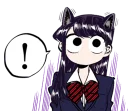 ❗️ emoji Komi-san Telegram sticker 18 of 40