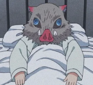 ☹️ emoji Inosuke Telegram sticker 19 of 66