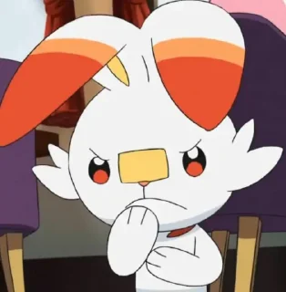 🤔 emoji Scorbunny💖💖💖 Telegram sticker 18 of 32