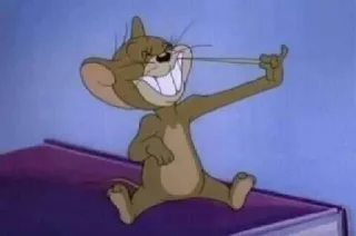 🐭 emoji Jerry Telegram sticker 24 of 37