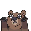 🙅‍♂️ emoji Animated Bears Telegram sticker 14 of 22