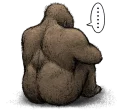 😷 emoji Gorilla Gorilla Telegram sticker 24 of 40