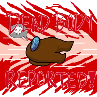 💀 emoji Among us Telegram sticker 6 of 31