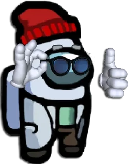 👍 emoji Among us Telegram sticker 13 of 17