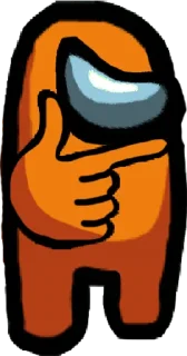 🤔 emoji Among us Telegram sticker 10 of 17