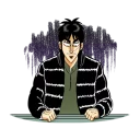 😐 emoji Kaiji Telegram sticker 23 of 40