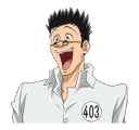 😃 emoji Hunter X Hunter Telegram sticker 16 of 34