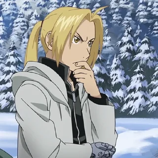 🔩 emoji Edward Elric [@TodorokiShouto] Telegram sticker 18 of 120