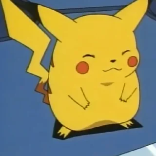 😄 emoji Pikachu. Telegram sticker 8 of 16