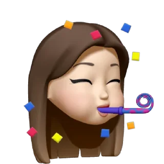 🥳 emoji anna🍍 Telegram sticker 12 of 30