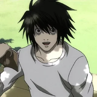 🍩 emoji L Lawliet ؛ @Packies Telegram sticker 22 of 80