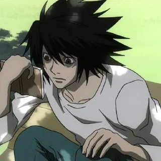 🍩 emoji L Lawliet ؛ @Packies Telegram sticker 21 of 80