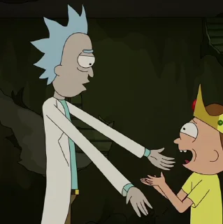 👌 emoji Rick & Morty 1 | @PooAndPee Telegram sticker 24 of 50