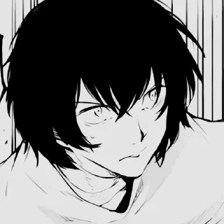 🐾 emoji ֝֝ ֝ dazai ៸ @mistysawa Telegram sticker 9 of 75