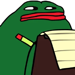 📝 emoji Hmm @PeepoHD Telegram sticker 6 of 79