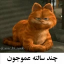 😺 emoji گارفیلد| @amir_bi_aasab Telegram sticker 10 of 38