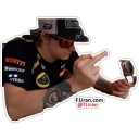 🖕 emoji Kimi Räikkönen - F1iran.com Telegram sticker 22 of 22