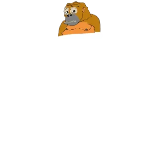 🔥 emoji $MONKE Telegram sticker 16 of 32