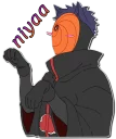 😸 emoji OBITO UCHIHA [รקร] Telegram sticker 6 of 120