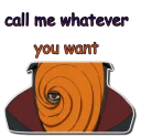 😶 emoji OBITO UCHIHA [รקร] Telegram sticker 10 of 120