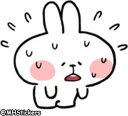 😩 emoji @MHStickers Spoiled Rabbit Summer Telegram sticker 14 of 41