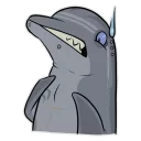 😰 emoji CALL Dolphin Telegram sticker 12 of 46