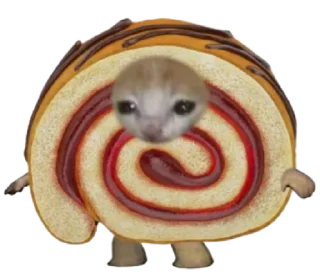 🐈 emoji ㅤㅤcursed cat lol :3ㅤㅤ @qill3o Telegram sticker 16 of 30