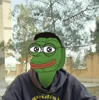 🐸 emoji Pepe <3> 🐸 @Pepe_Her3i Telegram sticker 13 of 120