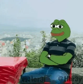 🐸 emoji Pepe <3> 🐸 @Pepe_Her3i Telegram sticker 15 of 120
