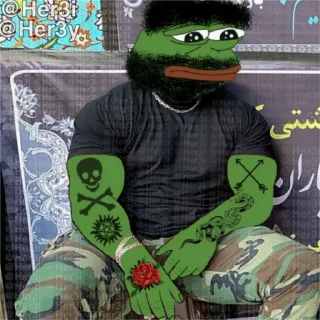 🐸 emoji Pepe <3> 🐸 @Pepe_Her3i Telegram sticker 6 of 120