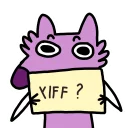 😏 emoji Stupid pink dog Telegram sticker 12 of 46