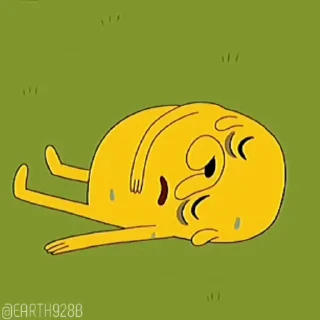 😵 emoji Jake The Dog Core @KFLMCR Telegram sticker 20 of 44