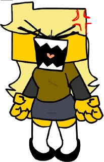 🌟 emoji ୨୧ㅤִ ㅤׄ  Meri from fnfㅤׄ   🌼ㅤִ Telegram sticker 22 of 50