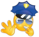 👮 emoji saber Telegram sticker 22 of 30
