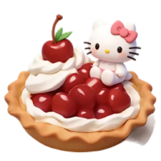 🥧 emoji Hello Kitty Telegram sticker 23 of 30