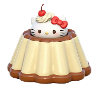 🍮 emoji Hello Kitty Telegram sticker 13 of 30