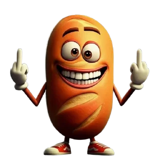 🤚 emoji Батон Telegram sticker 10 of 16