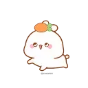 🙄 emoji ➣Carrot 🥕 @QStickers 🐰 Telegram sticker 21 of 45