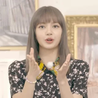 🥂 emoji ༊ʟɪsᴀꫂ̽ @Blackpink_stickerr4 ༄ Telegram sticker 10 of 65