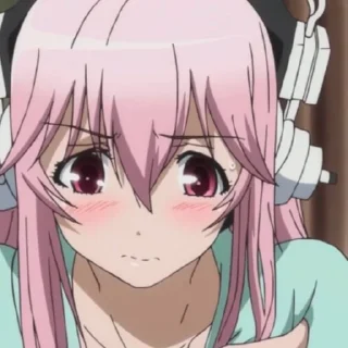 😖 emoji super sonico @stickerspackanime Telegram sticker 18 of 75