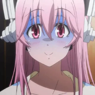 Sticker from super sonico @stickerspackanime