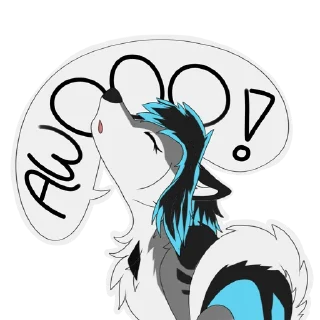 🐺 emoji Leon the spirit Telegram sticker 16 of 44