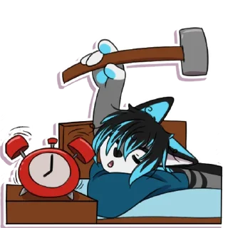 🥱 emoji Leon the spirit Telegram sticker 21 of 44
