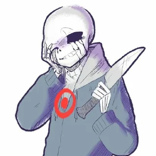 ☁️ emoji Killer sans by : @Undertale_Stickers Telegram sticker 10 of 76