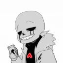 ❤️ emoji ~Killer sans~ by: @Undertale_Stickers Telegram sticker 18 of 72