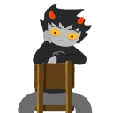 😐 emoji Homestuck Telegram sticker 21 of 61